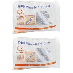 BD Micro-Fine + Demi 0,3 ml insuline U-100