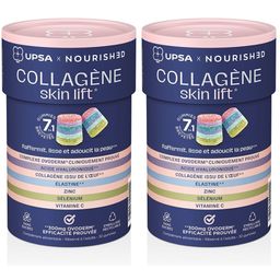 UPSA x NOURISHED - Gummies 7en1 Collagène Skin Lift - Boîte de 30 gummies