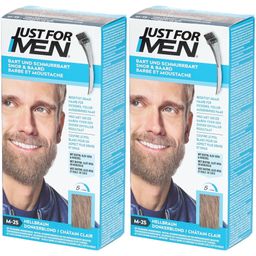 JUST FOR MEN® Coloration moustache & barbe Châtain clair M25