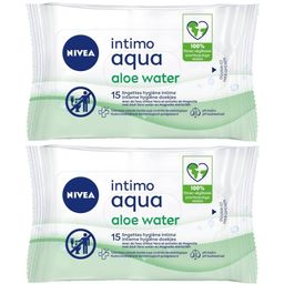 NIVEA Intimo Aqua Aloe water Lingettes hygiène intime