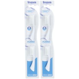 INAVA Recharges Brosse à Dents Blanc