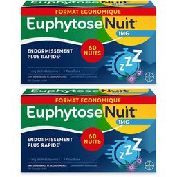 Euphytose Nuit – Complément alimentaire sommeil à la mélatonine et passiflore