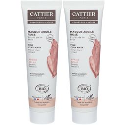 CATTIER Masque à l'argile rose Bio