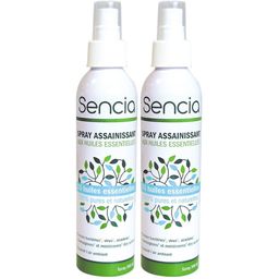 Sencia - Spray assainissant aux 35 huiles essentielles - 100% pures et naturelles - Elimine les bactéries, virus et acariens - Spray 200ml