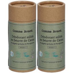 Comme Avant Déodorant solide au beurre de cacao - Eucalyptus globulus & Pin sylvestre