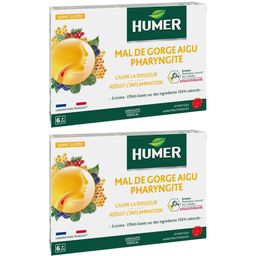 HUMER PHARYNGITE Mal de gorge Aigu
