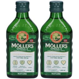 Möller's Omega 3 Huile de Foie de Morue Sans Arôme