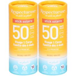 Respectueuse Stick Solaire SPF50
