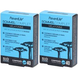 PreventLife Sommeil Complet Mélatonine