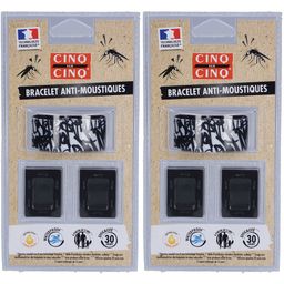CINQ SUR CINQ Bracelet Anti-Moustiques Graffiti Noir