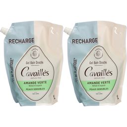 Cavaillès Recharge Gel Bain Douche Amande Verte