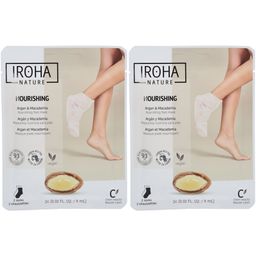 IROHA NATURE Chaussettes de masque nourrissant à l'argan