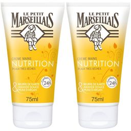Le Petit Marseillais - Crème Mains - Nourrissante Peaux très Sèches , Tube 75 ml