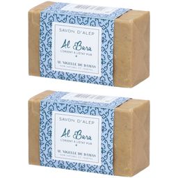 Al Bara Savon d'Alep exfoliant à l'huile d'olive et cumin noir