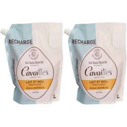 Cavaillès Recharge Gel Bain Douche Laitr et Miel