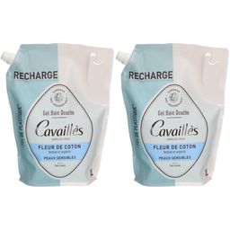 Cavaillès Recharge Gel Bain Douche Fleur De Coton