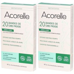 Acorelle Bandes de cire Froide corps