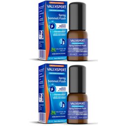VALDISPERT - Endormissement1,2 - Spray Sommeil Flash - Complément alimentaire sommeil mélatonine -Libération immédiate de mélatonine - Programme 35 jours - Vegan - Sans sucres - Spray 20ml