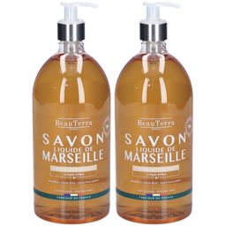 BeauTerra Savon Liquide de Marseille - Fleur de Coton