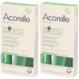 Acorelle Bande de cire froide Visage