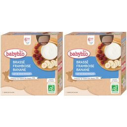 Babybio BRASSÉ FRAMBOISE BANANE dès 6 mois