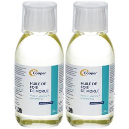 COOPER - Huile de Foie de Morue - Vitamines A et D - Fabriquées en France - 150ML