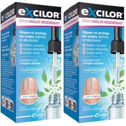 EXCILOR - Sérum Ongles Régénérant - Répare & Protège Les Ongles Abîmés & Décolorés - Formule Brevetée - Ingrédient Actif D'Origine Végétale - Testé Dermatologiquement - 10ml