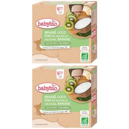 Babybio BRASSÉ LAIT DE COCO KIWI DE NOUVELLE-AQUITAINE BANANE dès 6 mois