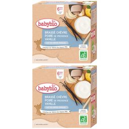 Babybio BRASSÉ CHÈVRE POIRE DE PROVENCE VANILLE dès 6 mois