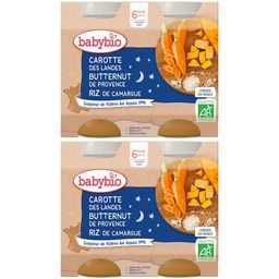 Babybio CAROTTE DES LANDES COURGE BUTTERNUT & RIZ DE CAMARGUE dès 6 mois