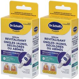 Dr. Scholl's Sérum Revitalisant Ongles Jaunis, Décolorés ou Abîmés - Triple Action: éclaircit, lisse, et hydrate