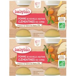 Babybio POMME DE NOUVELLE-AQUITAINE CLÉMENTINES DE CORSE dès 6 mois