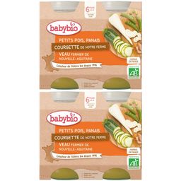 Babybio PETITS POIS PANAIS COURGETTE DE NOTRE FERME VEAU FERMIER DE NOUVELLE-AQUITAINE dès 6 mois