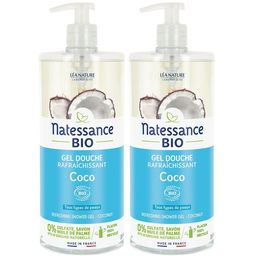 Natessance Gel Douche à l'Eau de Coco Certifié Bio pH Physiologique