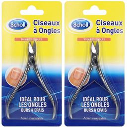Scholl Ciseaux à Ongles en Acier Inoxydable Soin des Pieds