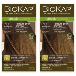 BIOKAP Nutricolor Delicato Teinture pour Cheveux 7.0 Blond Moyen Naturel
