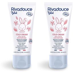 Rivadouce® Bébé Cold Cream Non Parfumée Peau Sèche Visage & Corps
