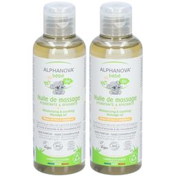 Alphanova Bébé Huile de Massage Hydratante et Apaisante