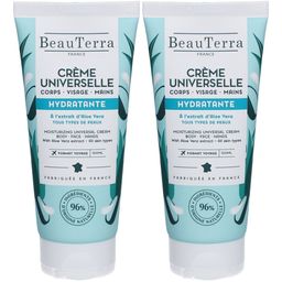 Beauterra Crème Universelle Hydratante Aloe Vera Visage Corps Mains
