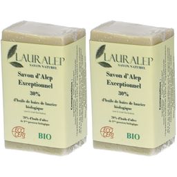 LAURALEP Savon d'Alep Exceptionnel BIO 30% laurier