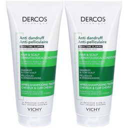 VICHY Dercos Shampooing 2 en 1 Anti-Pelliculaire et Démêlant