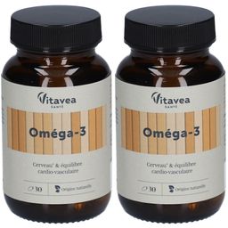 Vitavea Santé Nutri’sentiels Omégas 3 Équilibre cerveau cœur