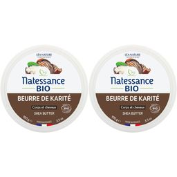 Natessance Beurre de Karité Bio 100 % Pur Sans Parfum Visage Corps Cheveux
