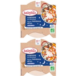 Babybio AUBERGINES DE PROVENCE FAÇON PARMIGIANA PÂTES ORIGAN dès 15 mois