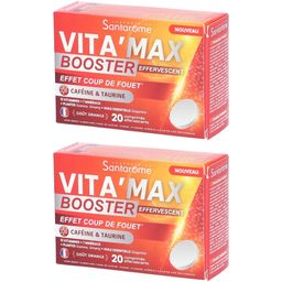 Santarome Vita'max Effervescent Booster Anti-Fatigue Goût Orange