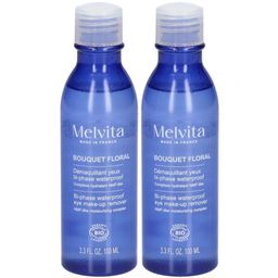 MELVITA Démaquillant Yeux Bi-Phase Waterproof Bouquet Floral