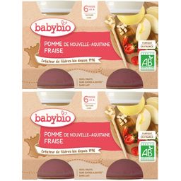Babybio POMME DE NOUVELLE-AQUITAINE & FRAISE dès 6 mois