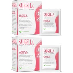 Saugella Poligyn Lingettes Intimes Nettoyantes Préménopause & Ménopause