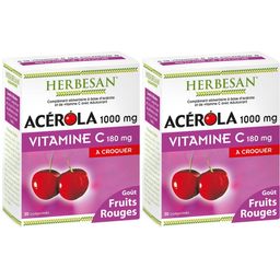 HERBESAN® Acérola Vitamine C – Goût Fruits Rouges