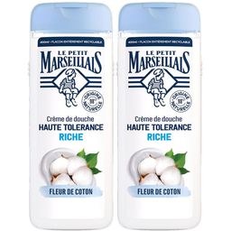 Le Petit Marseillais Crème de douche Haute Tolérance Riche Fleur de Coton